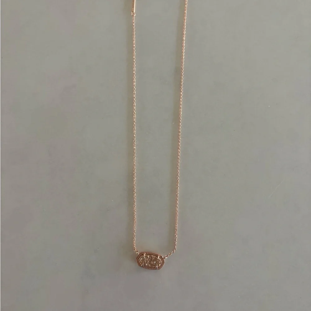 Kendra Scott Delicate Rose Gold Pendant Necklace - Women's Jewelry